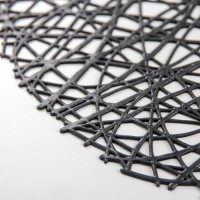 Набор салфеток сервировочных на стол Доляна «Паутинка», d=38 см, 4 шт, цвет серебряный