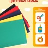 Набор бумаги бархатной А4, 5 листов, 5 цветов, плотность 110 г/м²