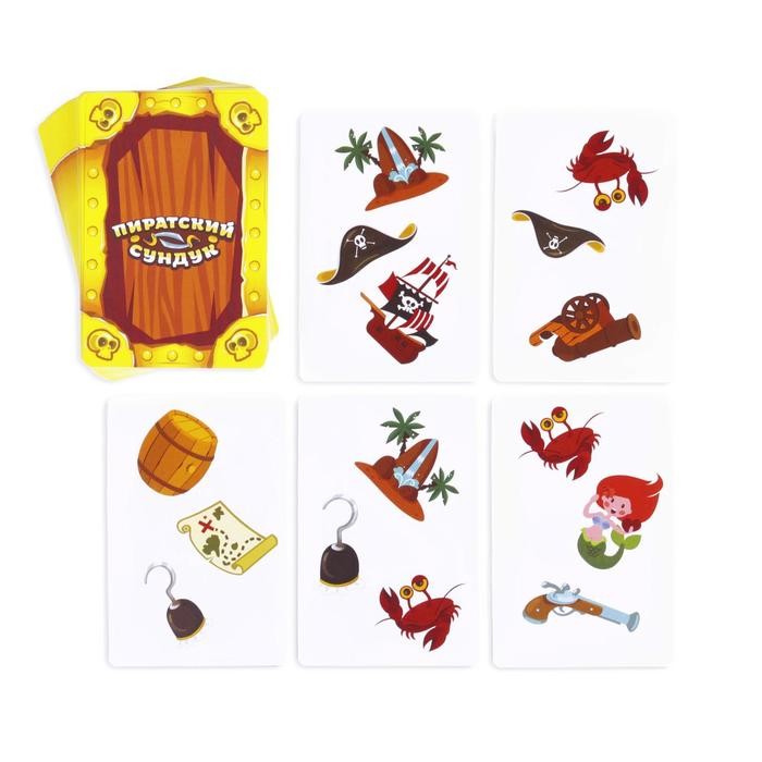 Настольная игра «Пиратский сундук» на внимание и скорость Настольная игра «Пиратский сундук» на внимание и скорость