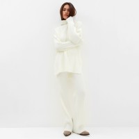 Костюм женский (свитер, брюки) MIST, размер М (44-46), молочный