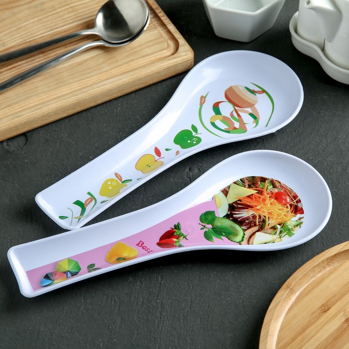 Подставка под ложки «Изобилие», 27×10 см, рисунок МИКС