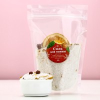 Соль для ванны с апельсином, 400 г, Чистое счастье