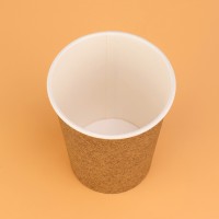 Стакан одноразовый бумажный «Крафт» 250 мл, диаметр 80 мм