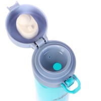 Бутылка для воды «Мастер К», 380 мл, 21.8×6.6 см, стеклянная, голубая