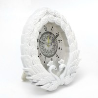 Часы настольные будильник «Павлины», циферблат 7×11 см, 14.5×15.5 см