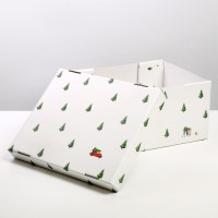 Коробка подарочная новогодняя складная «Новый год», 31×25.5×16 см