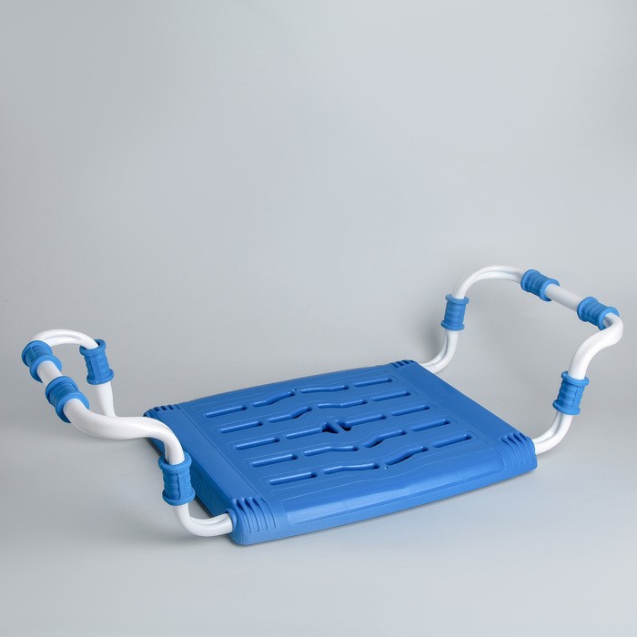 Сиденье для ванны раздвижное, цвет бирюза