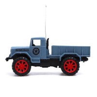 Грузовик радиоуправляемый «Военный», работает от батареек, цвет зелёный
