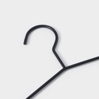 Плечики - вешалка для брюк и юбок LaDо́m Laconique, многоуровневая, 37×31.5×1.1 см, чёрные