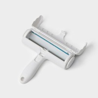 Щётка для удаления волос и шерсти Доляна, 19×18.5×5.5 см, белая