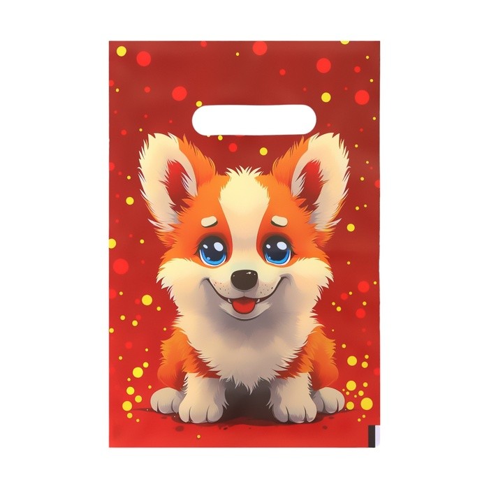 Пакет подарочный «Радостный момент», полиэтиленовый с вырубной ручкой, 20×30 см 30 мкм