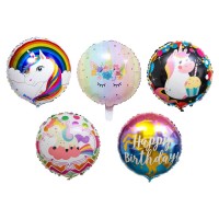 Шары фольгированные «Много единорогов», фольга, набор 5 шт.