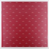 Плёнка упаковочная для цветов Love, бордо, 57 х 57 см