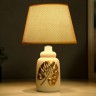 Лампа настольная 16238/1WT E14 40Вт бежево-золотой 22х22х34 см RISALUX