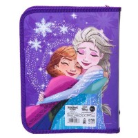 Папка для тетрадей А5, на молнии, пластик,Холодное сердце