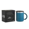 Термокружка "Мастер К" Поход, 450 мл, с ручкой, сохраняет тепло 2 ч, 11 х 8 см, голубая