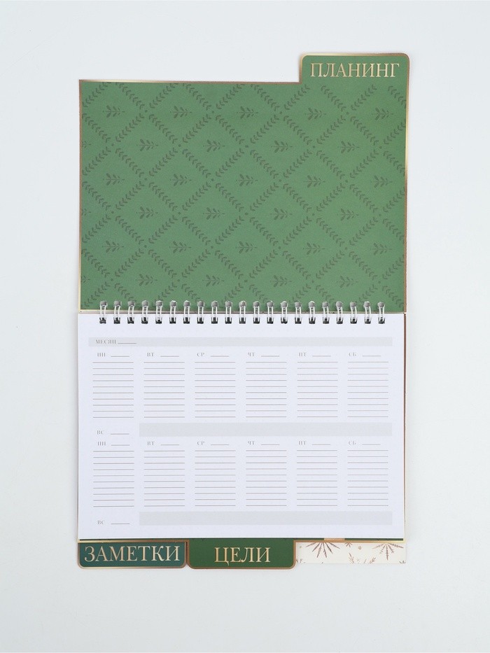 Ежедневник-планер с разделителями 45 л. «Верь в мечту»