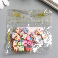 Бусины для творчества PVC "Лошадки" набор 25 шт 0,5х0,9х1 см