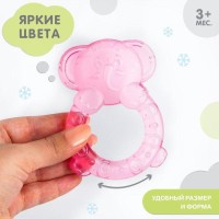 Прорезыватель охлаждающий «Слоник», колечко, цвет МИКС