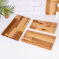 Набор досок разделочных "Парус" в кассете (38х22х1,8;34х20х1,8;30х18х1,8) см