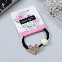 Резинка для волос "Нонна" прямой, 5 см