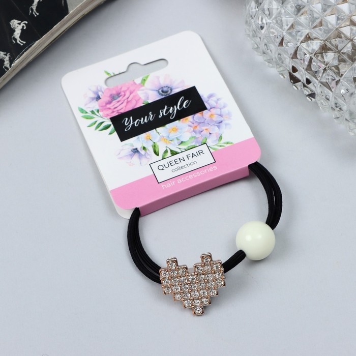 Резинка для волос "Нонна" прямой, 5 см