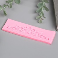 Молд силикон "Узор с лебедями" 0,5х12,9х3,5см