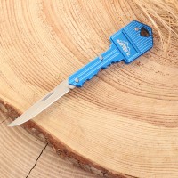 Нож складной «Ключ» 11.7 см, клинок 47 мм/1.8 мм, брелок, цвет МИКС