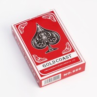 Карты игральные бумажные 55 шт, 280 гр/см2, 5.7х8.7 см , микс