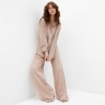 Костюм женский (сорочка, брюки) MINAKU, размер 52, бежевый