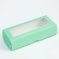 Контейнер на вынос, с окном, крафт, 17 х 7 х 4 см