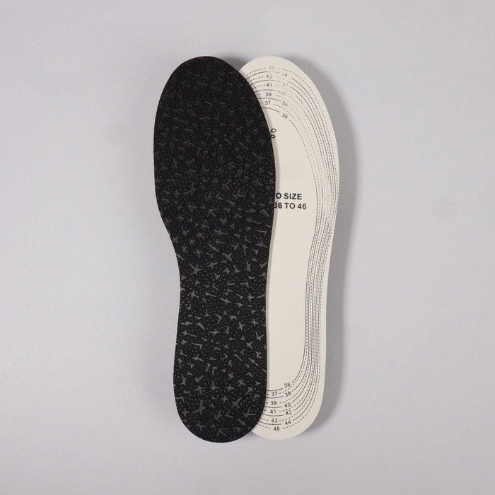 Стельки для обуви, универсальные, р-р RU до 46 (р-р Пр-ля до 46), 29 см, пара, МИКС