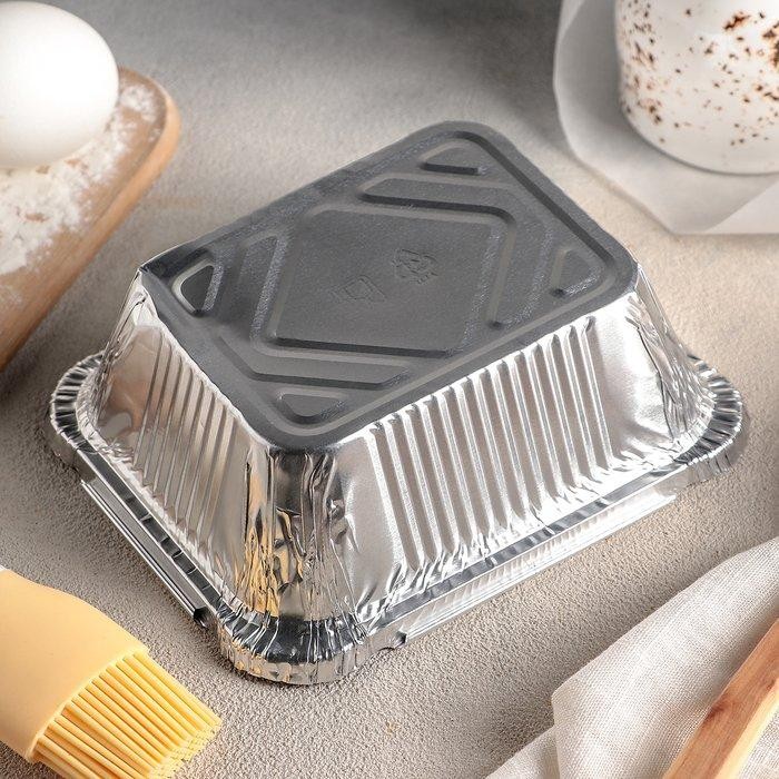 Набор форм для выпечки из фольги Доляна, 250 мл, 3 шт, цвет серебристый