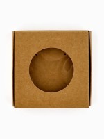Коробка под бижутерию с окном «Круг», 7.5 х 7.5 х 3 см