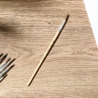 Кисть для рисования набор 12 шт. белка «Живу ради искусства» № 1, 2, 3, 4, 5, 6, 7, 8, 9, 10, 11, 12