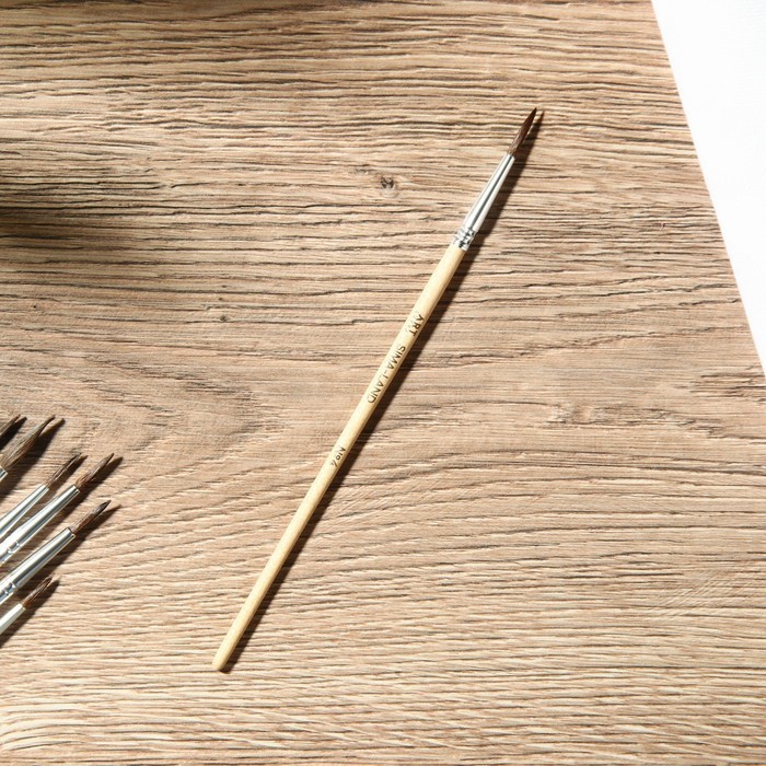 Кисть для рисования набор 12 шт. белка «Живу ради искусства» № 1, 2, 3, 4, 5, 6, 7, 8, 9, 10, 11, 12