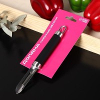 Овощечистка вертикальная Доляна «Нео», 18,5 см, ручка soft-touch