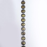 Наклейки c тиснением  в рулоне   "С Рождеством!", 500 шт,2,5 х 2,5 см