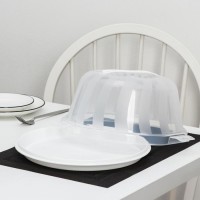 Тортовница с крышкой, d=28 см, цвет МИКС