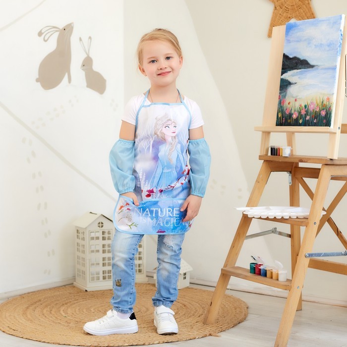 Фартук с нарукавниками детский Narure, Холодное сердце, 49×39 см