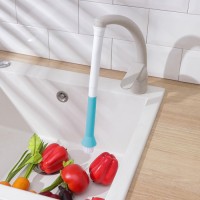 Щётка-насадка на кухонный кран, диаметр отверстия 2,5 см, длина 32 см, длина щётки 2,5 см