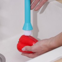 Щётка-насадка на кухонный кран, диаметр отверстия 2,5 см, длина 32 см, длина щётки 2,5 см
