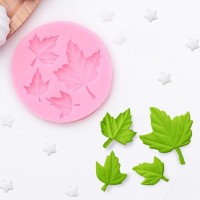 Молд «Лист кленовый», 6,5×1 см, цвет МИКС