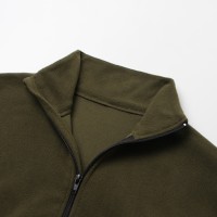 Толстовка для девочки MINAKU: Fleece Soft, цвет хаки, рост 146 см