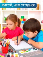 Альбом для рисования Calligrata «Слон» А4, 32 листа на скрепке, обложка мелованный картон, блок 100 г/м²