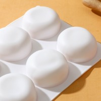 Форма для выпечки и муссовых десертов KONFINETTA «Пуэнти», 30×18×3 см, 8 ячеек, ячейка 6,6×6,6×3 см, цвет белый