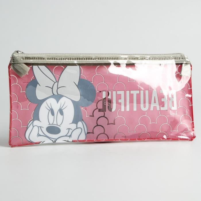 Пенал мягкий плоский 95*205 мм Минни Маус "BEAUTIFUL"