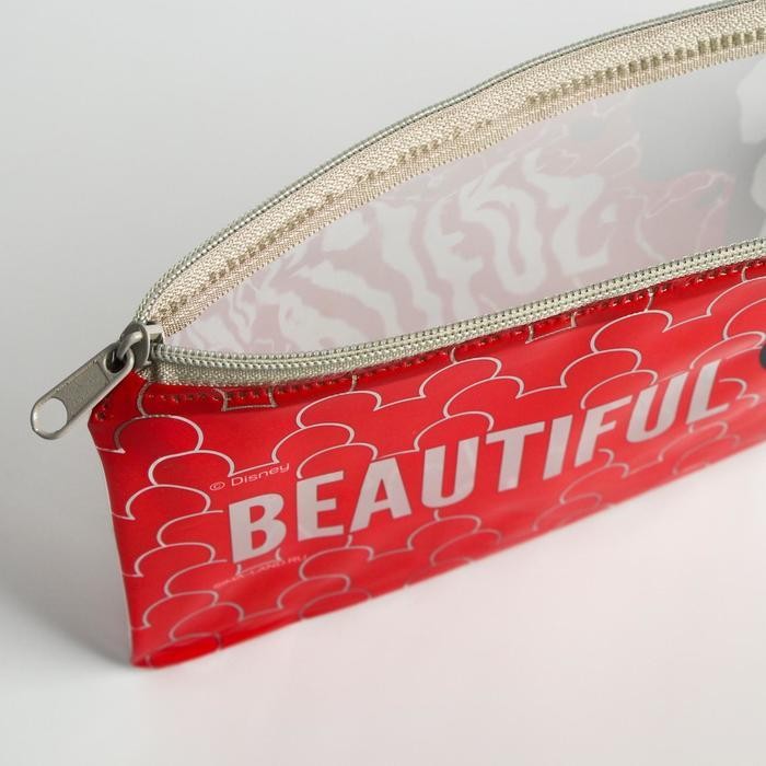 Пенал мягкий плоский 95*205 мм Минни Маус "BEAUTIFUL"