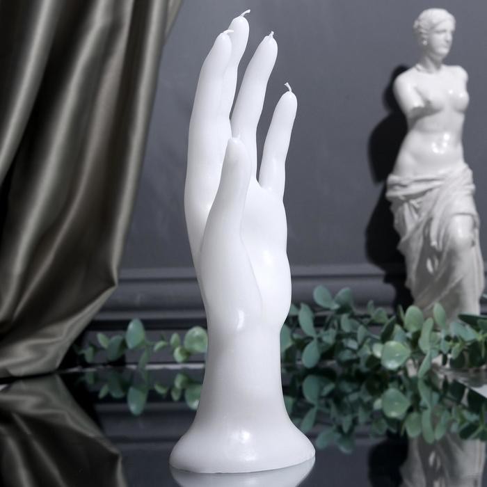 Свеча интерьерная «Женская рука», 22,5 см х 8,5