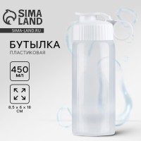 Бутылка для воды пластиковая «Вид 2», 450 мл